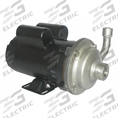 Dayton Centrifugal Pump: 304 Stainless Steel, 1/3 hp Horsepower (Max), Single Phase - Stainless Steel Housing Chemical-Resistant Centrifugal Pumps