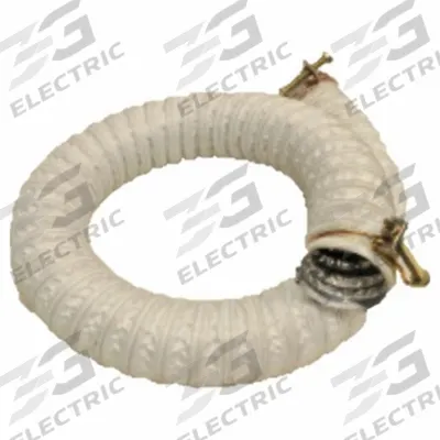JET Heat Resistant Dust Collection Hose: 3 in Dia x 2 ft L - Hoses for Metal Dust Collectors