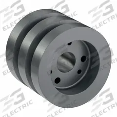 APPROVED VENDOR V-Belt Pulley: 3V250, 2 Groove, 2.5 in OD, Bushed Bore, JA, For 3V/3VX Belt Section (MPN 23V250JA). Key specifications — Pulley Industry Number: 3V250; Pitch Diameter: 2.5 in (3V); For Belt Section (broad, with similar types): 3V or 3VX.