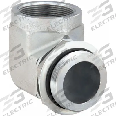 PARKER Metal Pipe Elbow: 2 in x 2 in, Male Threaded x Female NPT Threaded, 1,000 psi - Threaded High-Pressure Pipe Fittings