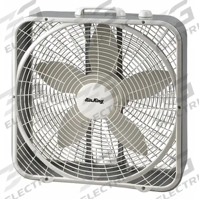 AIR KING Freestanding Fan: 20 in Blade Dia, Non-Oscillating, 3 Speeds, 22 1/2 in Ht - Office Box Fans