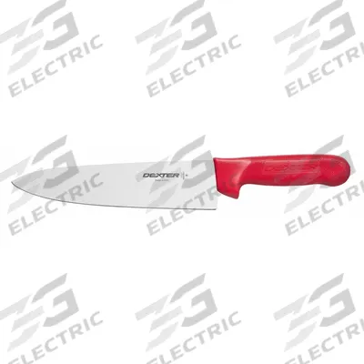 DEXTER RUSSELL Chef Knife: Straight, 8 in Overall Lg, Stainless Steel Blade - Chef's Knives