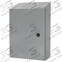 WIEGMANN Sloped Top Enclosure: Steel, 20 in x 16 in x 8 in, NEMA 12/13/3R/4, Solid Cover, Hinged (MPN N412201608CST). Key specifications — Closure Method: 1/4-Turn Latch; Brand: WIEGMANN; Knockouts: Not Included.