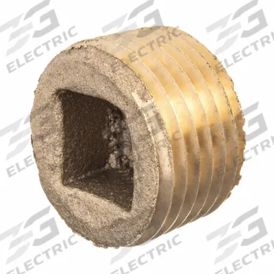 APPROVED VENDOR Plug: Square Drive Cored Plug, 2 1/2 in, BSPT Threaded, Class 125 - Low-Pressure Threaded Pipe Fittings