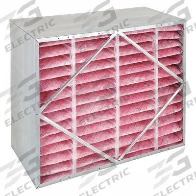 GRAINGER Rigid Cell Air Filter: 20 in x 24 in x 12 in, Fiberglass, No Header - MERV 13 Rigid Cell Air Filters