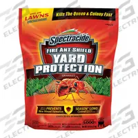 SPECTRACIDE Fire Ant Killer: For Use On Crawling Insects, Bag, 10 lb Container Size, Outdoor Use (MPN HG-96472). Key specifications — Brand: SPECTRACIDE; Container Type: Bag; DEET Concentration: DEET-Free; Form: Granular; Indoor/Outdoor Use: Outdoor; Insect Group: Crawling; Targeted Insects: Cockroaches.