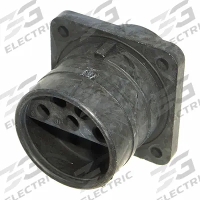 SURE-SEAL CONNECTIONS Circular Connector: SS-10, Flanged Plug, 5 Male / 5 Female, 15 A - Sure-Seal Industrial & Automotive Circular Connectors