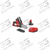 MILWAUKEE Battery-Powered Chainsaw Kit: 6 in Bar Lg, Rear Handle, Auto Chain Oiler, 12 V (MPN 2527-21). Key specifications — Brand: MILWAUKEE.