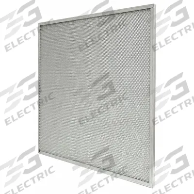 GRAINGER Washable Metal Air Filter: 16 in x 25 in x 2 in, Aluminum - General Use Mesh Air Filters