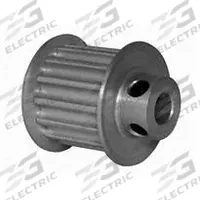DAYTON Timing Pulley: Modified Curvilinear, Fixed, For GT Timing Belt Section, For 15 mm Belt Wd (MPN 14-5P15M6FA6). Key specifications — Brand: DAYTON; Finish: Clear Anodized; For Belt Series: Powerhouse®.