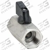 APPROVED VENDOR Manual Two-Way Ball Valve: 1/2 in Nominal Valve Size, 316 Stainless Steel, One-Piece (MPN G-SSMF-50NL). Key specifications — Brand: APPROVED VENDOR; Handle: Wedge.