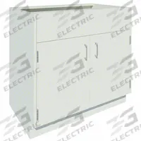 Sink Base Cabinet: 35 1/8 in Overall Ht, 22 in Overall Dp, 4 ft Overall Wd, Steel, 0 Drawers (MPN GRJTP181-48-2). Key specifications — Product Type: Sink Cabinet; Brand: INSTOCK; Material: Steel; Cabinet Type: Base Cabinets.