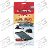 CATCHMASTER Glue Trap: Glue Trap, 1/4 in Overall Ht, 5 1/4 in Overall Wd, Plastic, 2 PK (MPN 404SD). Key specifications — Reusable: No; Material: Plastic; Brand: CATCHMASTER.