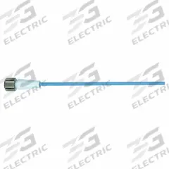 Cordset: M12 Female Straight X Bare Wire, 4 Pins, Blue, TPE-S, 1.5 m Cable Lg, 4 A Max Current (A) (MPN 7024-13201-3710150). Key specifications — Cable Jacket Color: Blue; End 1 Gender: Female; End 1 Mounting Orientation: Straight; End 2 Connection Type: Bare Wire; IP Rating: IP69K; Brand: MURRELEKTRONIK; Wire Size: 0.34 sq mm; Cable Jacket Material: TPE-S.