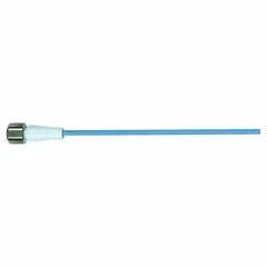 Cordset: M12 Female Straight X Bare Wire, 4 Pins, Blue, TPE-S, 1.5 m Cable Lg, 4 A Max Current (A) (MPN 7024-13201-3710150). Key specifications — Cable Jacket Color: Blue; End 1 Gender: Female; End 1 Mounting Orientation: Straight; End 2 Connection Type: Bare Wire; IP Rating: IP69K; Brand: MURRELEKTRONIK; Wire Size: 0.34 sq mm; Cable Jacket Material: TPE-S.