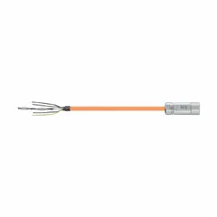 READYCABLE Servo Cable: Basic Cable, 80 ft Lg, For Allen-Bradley, Similar To 2090-CSBM1DG-14AF, PVC (MPN MAT9751719-80). Key specifications — Cable Jacket Color: Orange; Conductor Configuration: (4xAWG16 (1.5))+(2xAWG18 (0.75))+(1PRxAWG22 (0.34)); Brand: READYCABLE; Cable Jacket Material: PVC.