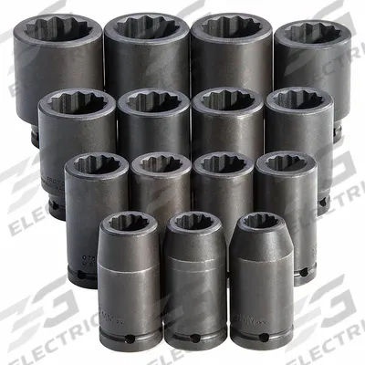 PROTO Impact Socket Set: 3/4 in Drive Size, Small Set (0-50 pieces) Set Size - Metric Impact Socket Sets