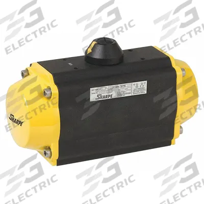 APPROVED VENDOR Pneumatic Valve Actuator: 96 in-lb Force at 80 psi, Anodized Aluminum - Double-Acting Valve Actuators