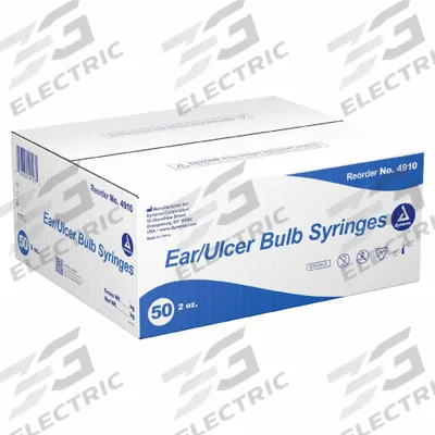 DYNAREX Ear and Ulcer Bulb Syringe: 11 in L, Material PVC - Aspirator Bulbs