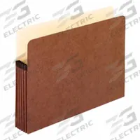 PENDAFLEX File Pocket: Fiber/Manila, 9 1/2 in Ht, 11 3/4 in Wd, Red, 50 PK (MPN PFXS34G). Key specifications — Brand: PENDAFLEX; Material: Fiber; Color: Red.