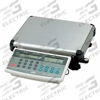 A&D WEIGHING Industrial Bench Scale: 15 in x 11 3/4 in, Not IP Rated, Integrated, HD-Series (MPN HD-12KB). Key specifications — Connection Ports: RS-232C; Readability: 0.005 lb/0.002 kg; Brand: A&D WEIGHING; Weighing Surface Material: Stainless Steel.