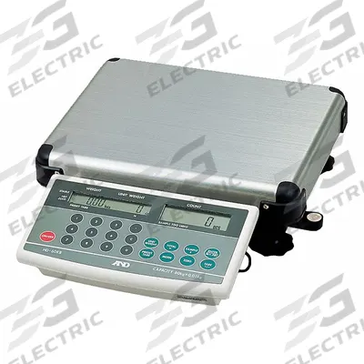 A&D WEIGHING Industrial Bench Scale: 15 in x 11 3/4 in, Not IP Rated, Integrated - Bench Scales with Remote Indicator