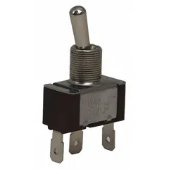 EATON Toggle Switch: 3 Position, 2 Connections, SPST, Solder Lug Connection, X Series (MPN XTD1F3A2). Key specifications — AC Contact Rating: 20 A @ 125 V; Switch Function Configuration: On/None/Off; Brand: EATON; Series: X; Horsepower: 3/4 hp.