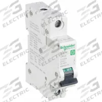 SCHNEIDER IEC Supplementary Protector: 0.5 A Amps, 60V DC, 14kA at 120/240V AC, Screw Clamp, C60SP (MPN M9F22170). Key specifications — Brand: SCHNEIDER; Terminal Connection: Screw Clamp; DC Voltage Rating: 60V DC; Max. AIR Rating: 14kA at 120/240V AC; Series: C60SP; AC Voltage Rating: 240/415V AC; Curve Type: C.