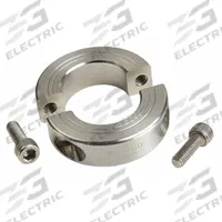 RULAND MANUFACTURING Shaft Collar: 2-Piece, Metric with Inch Bore, Round, Clamp-On, 19 mm Collar Wd (MPN MSP-31E-SS). Key specifications — attr671628: RULAND MANUFACTURING.