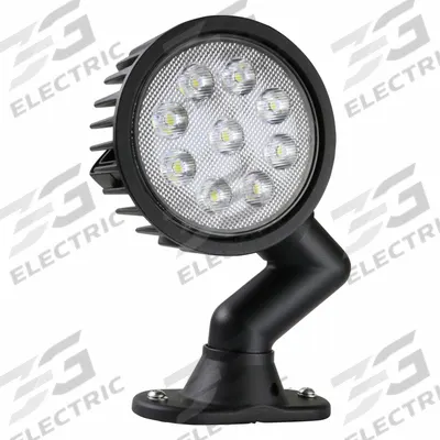 GROTE Round work light w handle: Round, Flood, LED, Deutsch, Garbage Trucks/Tow Trucks - Vehicle Floodlights
