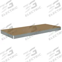 TENNSCO Shelf: 60 in x 18 in, 2,000 lb Load Capacity, Particleboard, Gray, Shelf (MPN ZLES-6018D). Key specifications — Decking Material: Particleboard; Includes: (4) Beams; Decking Finish: Unfinished; Shelf Configuration: Single Straight; Color: Gray; Frame Material: Steel; Brand: TENNSCO; Frame Finish: Zinc Plated.