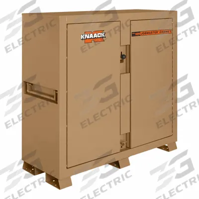 KNAACK Jobsite Cabinet: 60 in W x 24 in D x 60 in H, 47.5 cu ft, Proprietary Recessed Padlock - Jobsite Cabinets