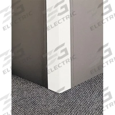 PAWLING Corner Guard: Corner Guard System, PETG, Linen White, 2 in Leg Wd - Fire-Rated Flush-Mount PETG Clip-On Corner Guards