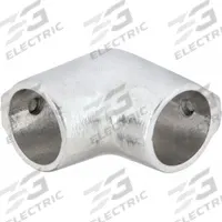 Structural Pipe Fitting: Elbow, Elbow, 2 in For Pipe Size, For 2 3/8 in Actual Pipe Outer Dia, Gray (MPN 3-9). Key specifications — Manufacturer Part Number: 3-9; Brand: HOLLAENDER; Finish: Mill; Material: Aluminum; Product Type: Elbow.