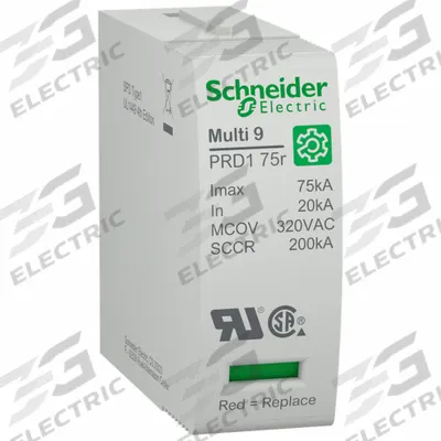 SCHNEIDER Surge Arrester Cartridge: 277 V - DIN Rail Internal-Mount SPD Replacement Modules