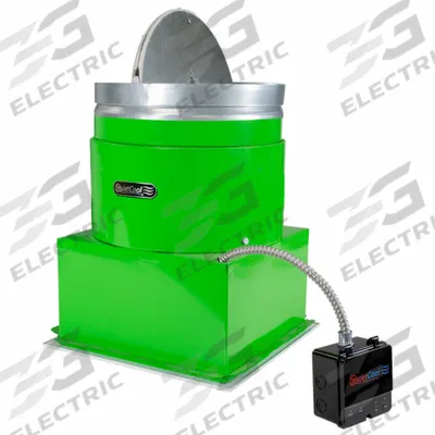 QUIETCOOL Attic Exhaust Fan: Garage Mount, Electric Motor, Max. 2,300 sq ft Attic - Attic-Mount Garage Exhaust Fans