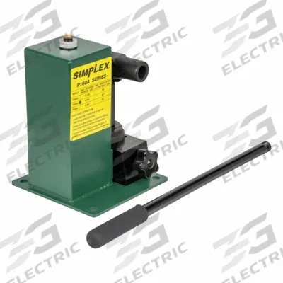 SIMPLEX Hand Pump: 1 Stages, Single Acting - Hand Pumps for Hydraulic Fluids
