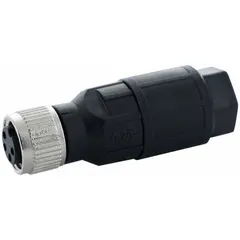 MURRELEKTRONIK Circular Connector: A Coded, 4 Socket, M8 Screw with Straight Connection, IP65/IP67 (MPN 7000-08385-0000000). Key specifications — Brand: MURRELEKTRONIK; IP Rating: IP67; Housing Material: PA; Connector Body Type: Socket; Coding: A; Voltage Rating: 30V DC; Wiring Type: IDC.