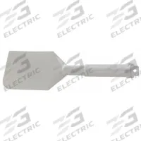 Scraper: Scraper, Non-Sterile, Nylon, 13 1/2 in Overall Lg, 4 1/2 in Overall Wd, 6 1/2 in Handle Lg (MPN 490834). Key specifications — Product Type: Scraper; Brand: APPROVED VENDOR; Color: White.