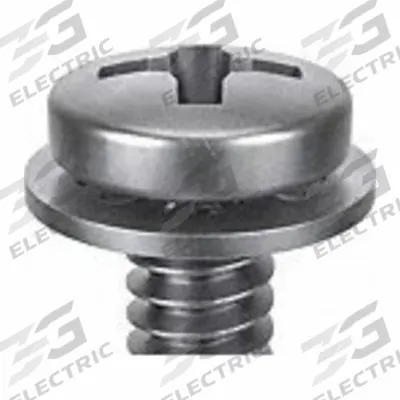 SEMS Screw: Internal Tooth, #4-40 Thread Size, 7/8 in Lg, Stainless Steel, Passivated - Machine Screws with Internal Tooth Lock Washers