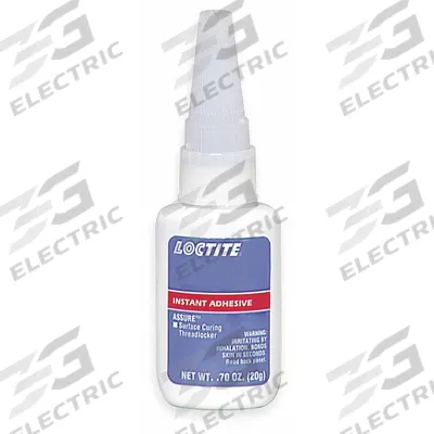LOCTITE Instant Adhesive: 415, Metals, 1 fl oz, Bottle, Clear, Thick Liquid - Instant Adhesives for Metals