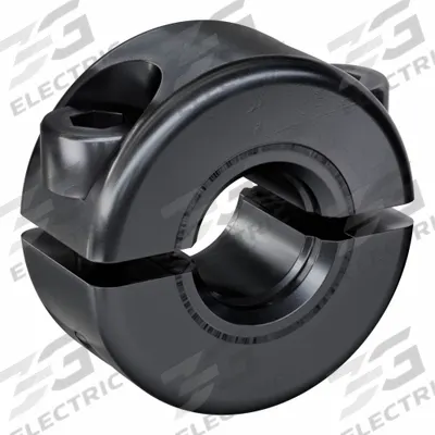 RULAND MANUFACTURING Shaft Collar: 2-Piece, Metric with Inch Bore, Round, Clamp-On - Steel Shaft Collars
