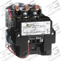SQUARE D NEMA Magnetic Contactor: Non-Reversing, 3 Poles, NEMA Size 3, 90 A, 120V AC (MPN 8502SEO2V02S). Key specifications — Brand: SQUARE D.