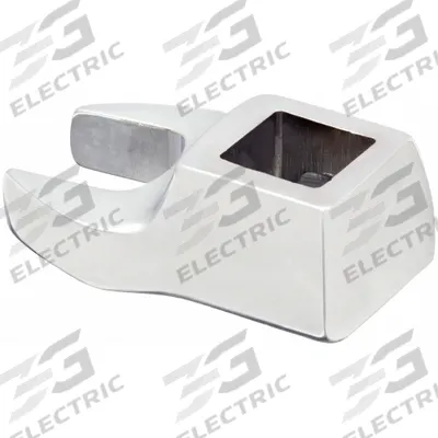 WESTWARD Crowfoot Socket Wrench: Alloy Steel, Chrome, 3/8 in Drive Size - SAE Open End Crowfoot Wrenches