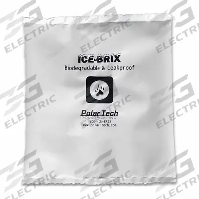 POLAR TECH Cold Pack: Biodegradable Cold Pack, 8 oz Wt, 6 in Lg, 4 in Wd - Gel Packs