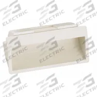 SUGATSUNE Recessed Pull Handle: Snap-In, Plastic, Ivory, Tray, 3.9 in Overall Lg, Rectangular (MPN AT-100-I). Key specifications — Mounting Type: Snap-In; Brand: SUGATSUNE; Color: Ivory; Finish: Matte; Material Family: Plastic.