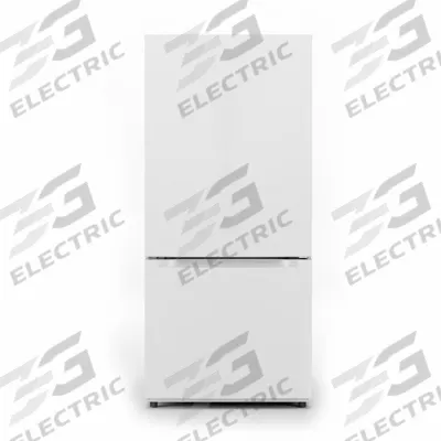 MIDEA Bottom-Freezer Refrigerator: White, 18.7 cu ft Total Capacity, 5 Shelves - Bottom-Freezer Refrigerators
