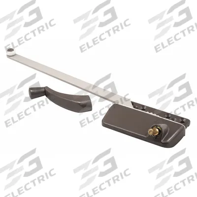 PRIME-LINE Window Operator: Crank, Handle Included, Right-Hand, Frame, Brown - Awning & Casement Window Operators & Handles