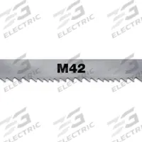 MORSE Band Saw Blade: Bi-Metal, M42, 11 ft 1 in, Variable Cutting Edge, 3/4 in Blade Wd, 10/14, M42 (MPN ZWEFC1014M42-11' 1"). Key specifications — attr1211722: 11 ft 1 in; attr1099499: 10/14.