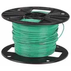Building Wire: Copper, 18 AWG, 1 Conductors, Solid, Green, 500 ft Lg, TFFN (MPN 26981106). Key specifications — Voltage: 600 V; Brand: SOUTHWIRE.